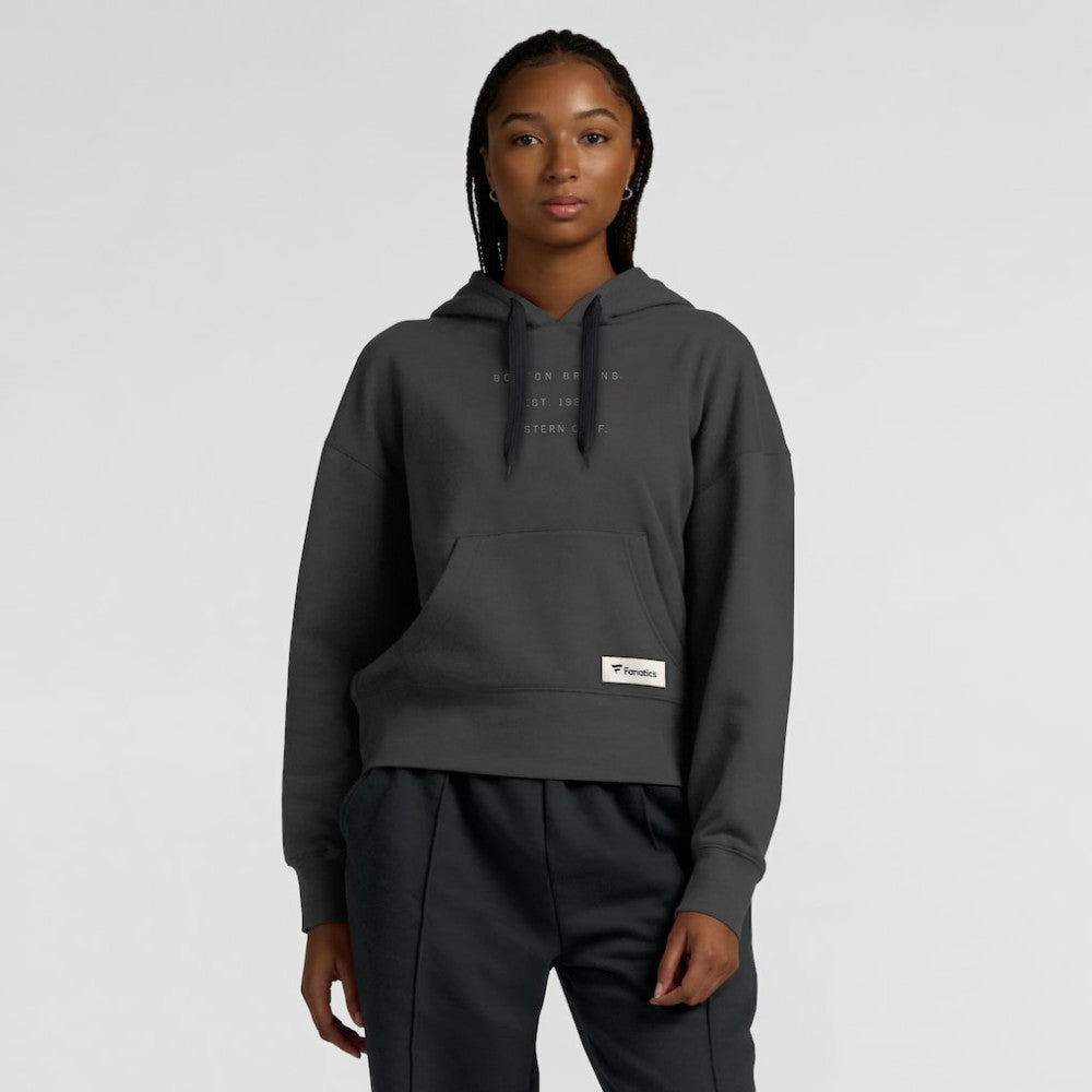 NHL Boston Bruins Fanatics Women's Elements Future Ground Subtle Tonal Pullover Hoodie