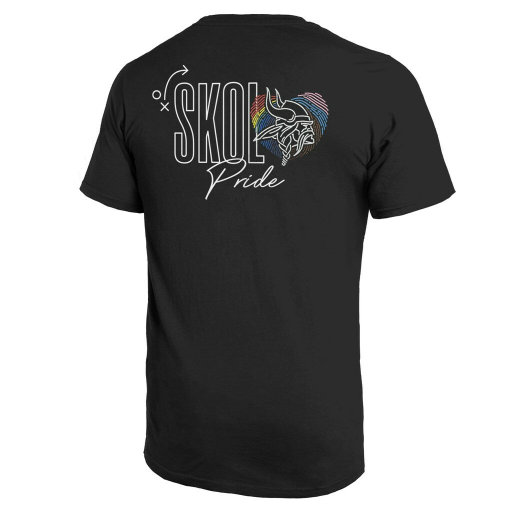 Majestic Threads Pride Pocket T-Shirt - Minnesota Vikings T-shirts