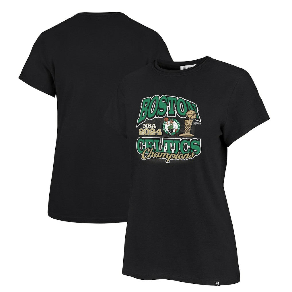 47 brand Boston Celtics '47 Women's 2024 NBA Finals Champions Trophy Franklin T-Shirt