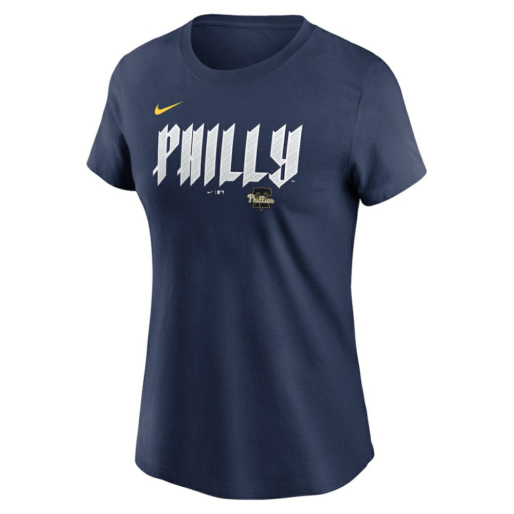 Royal Trea Turner Philadelphia Phillies Nike Women's 2024 City Connect Fuse Player Name & Number T-Shirt