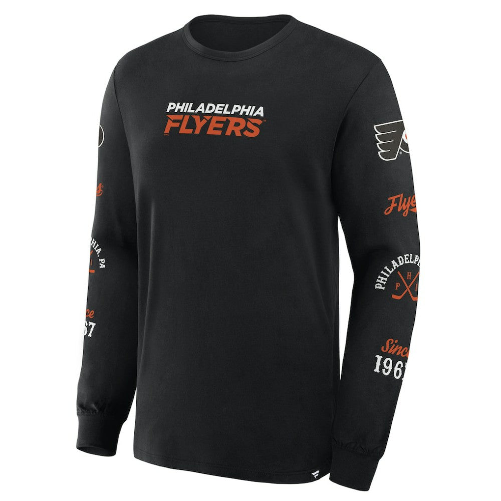 NHL Philadelphia Flyers Fanatics Boxed In Legacy Long Sleeve T-Shirt