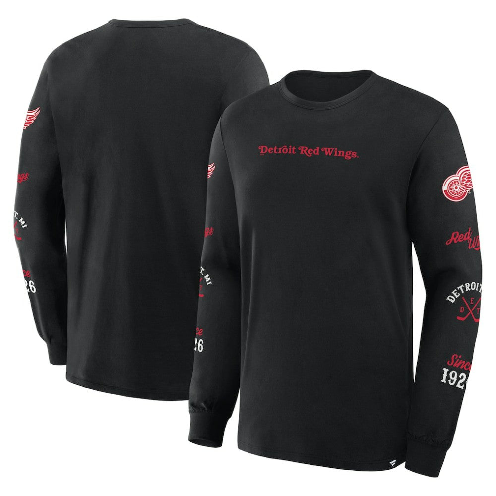 NHL Detroit Red Wings Fanatics Boxed In Legacy Long Sleeve T-Shirt
