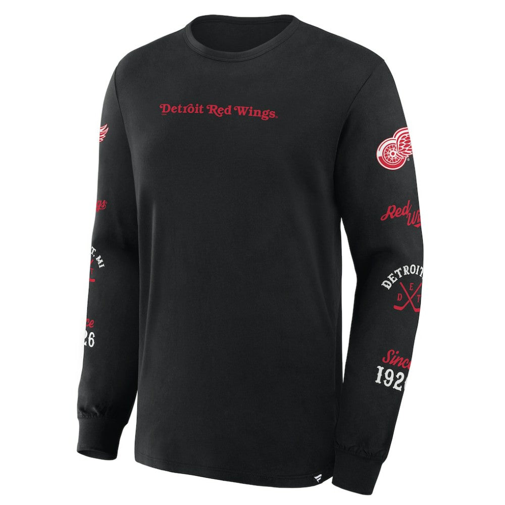 NHL Detroit Red Wings Fanatics Boxed In Legacy Long Sleeve T-Shirt