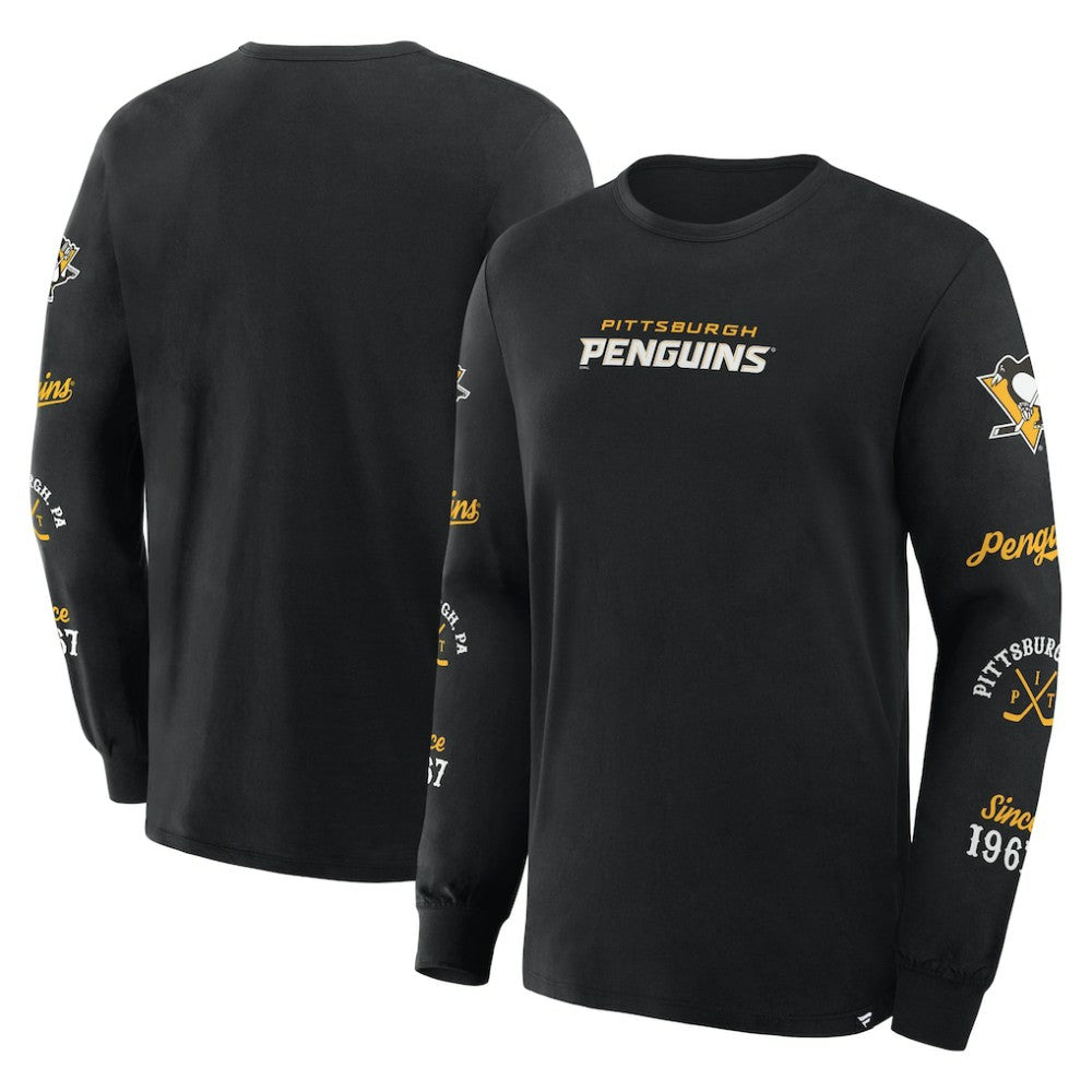 NHL Pittsburgh Penguins Fanatics Boxed In Legacy Long Sleeve T-Shirt