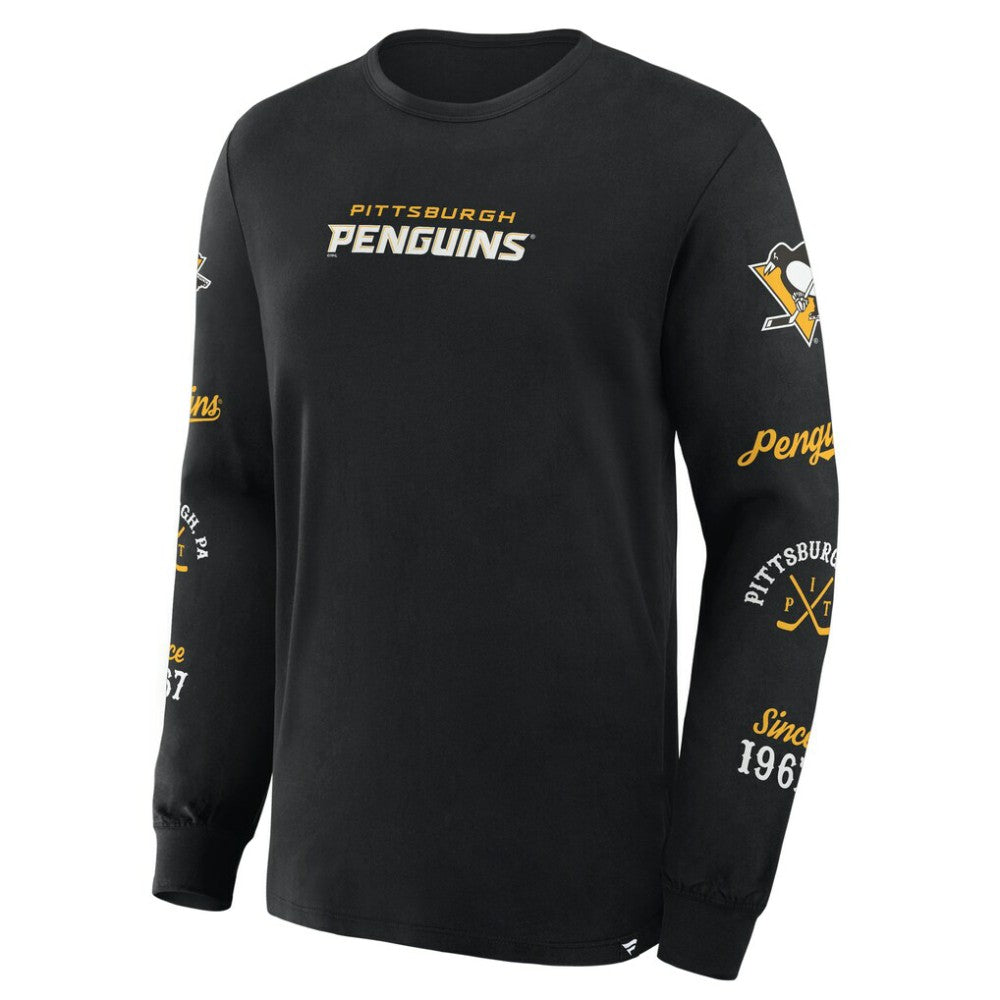NHL Pittsburgh Penguins Fanatics Boxed In Legacy Long Sleeve T-Shirt