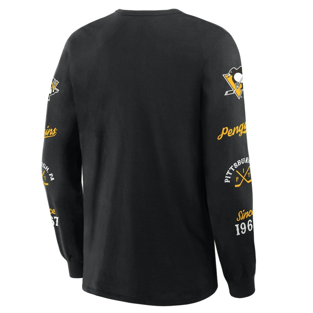 NHL Pittsburgh Penguins Fanatics Boxed In Legacy Long Sleeve T-Shirt