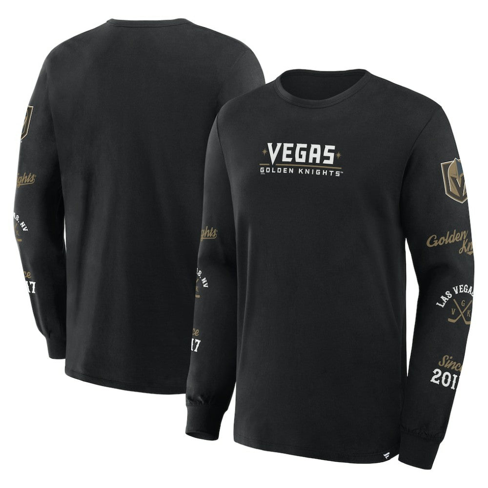 NHL Vegas Golden Knights Fanatics Boxed In Legacy Long Sleeve T-Shirt