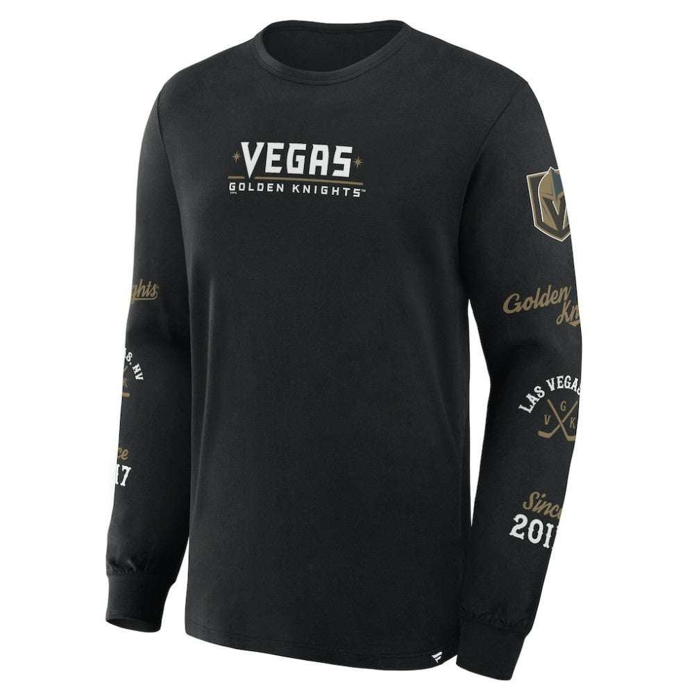 NHL Vegas Golden Knights Fanatics Boxed In Legacy Long Sleeve T-Shirt