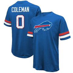 Keon Coleman  Majestic Threads Name & Number Oversized Fit T-Shirt - Buffalo Bills T-shirts