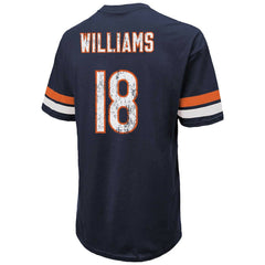 Caleb Williams  Majestic Threads Name & Number Oversize Fit T-Shirt - Chicago Bears T-shirts