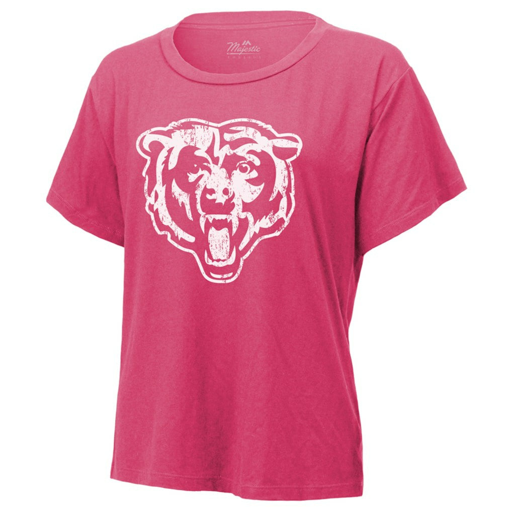 Caleb Williams  Majestic Threads Women's Name & Number T-Shirt - Chicago Bears T-shirts
