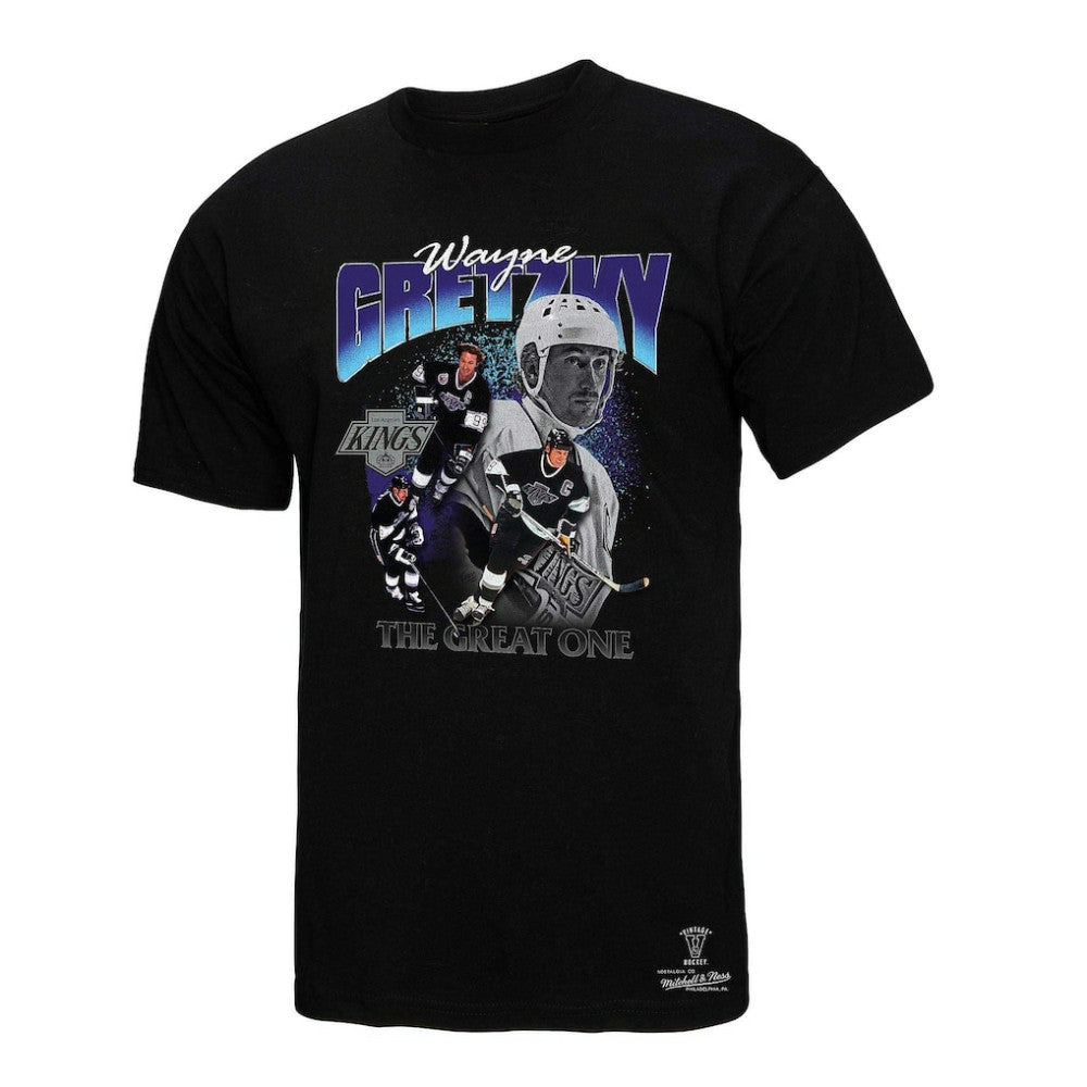 NHL Wayne Gretzky Los Angeles Kings Mitchell & Ness Player Collage T-Shirt