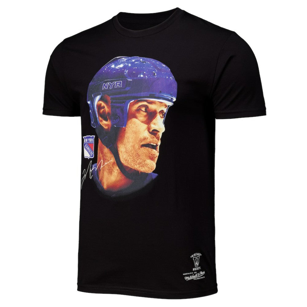NHL Mark Messier New York Rangers Mitchell & Ness Big Face T-Shirt