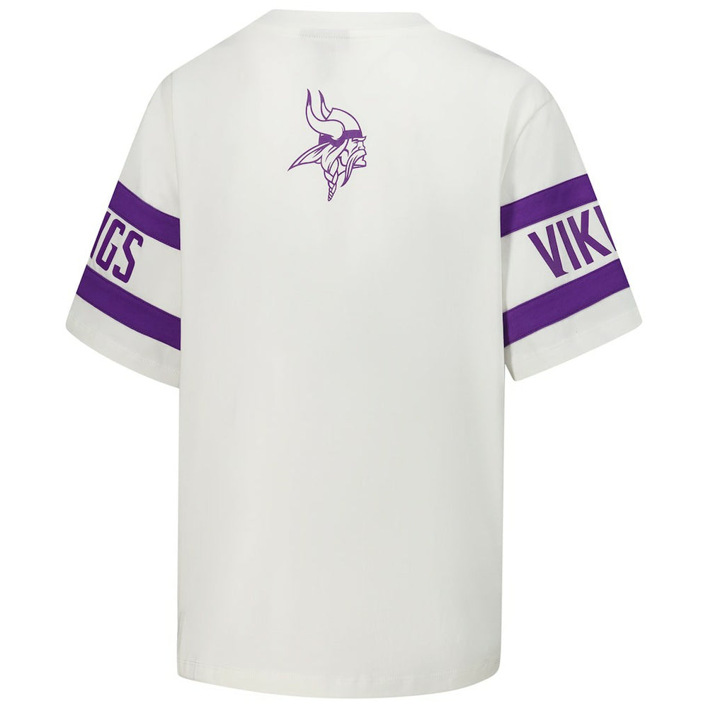 The Wild Collective Women's Drop Shoulder T-Shirt - Minnesota Vikings T-shirts