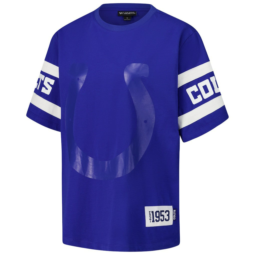The Wild Collective Women's Drop Shoulder T-Shirt - Indianapolis Colts T-shirts