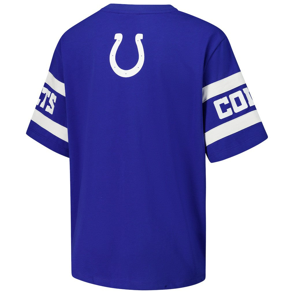 The Wild Collective Women's Drop Shoulder T-Shirt - Indianapolis Colts T-shirts