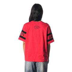 The Wild Collective Women's Drop Shoulder T-Shirt - Kansas City Chiefs T-shirts