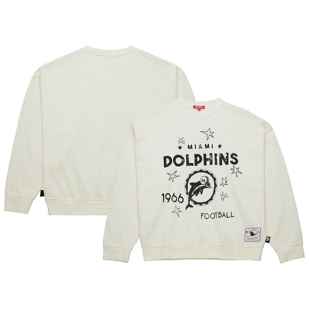 Women's Throwback Logo 3.0 Pullover Sweatshirt - Miami Dolphins Pullover