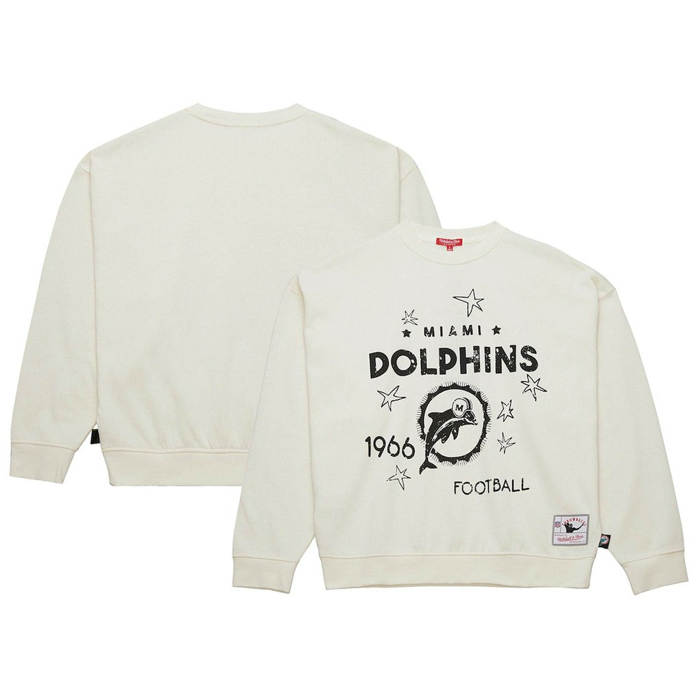 Women's Throwback Logo 3.0 Pullover Sweatshirt - Miami Dolphins Pullover