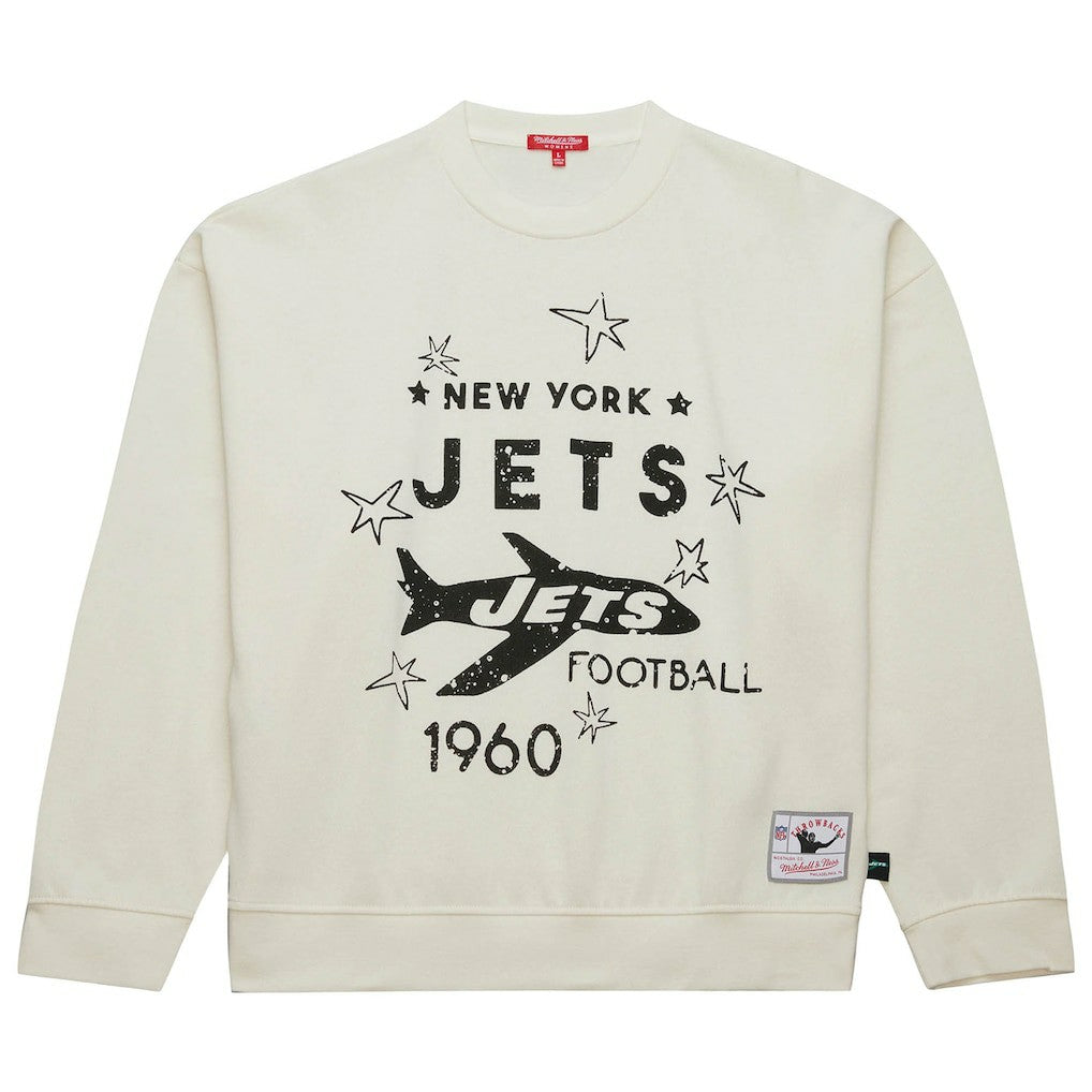 Women's Throwback Logo 3.0 Pullover Sweatshirt - New York Jets Pullover