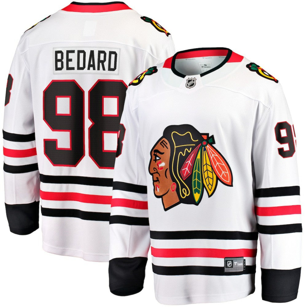 NHL Connor Bedard Chicago Blackhawks Fanatics Breakaway Jersey