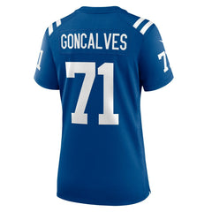 Matt Goncalves  Women's Game Jersey - Indianapolis Colts Jerseys