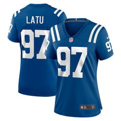 Laiatu Latu  Women's Game Jersey - Indianapolis Colts Jerseys