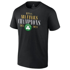 Fanatics Boston Celtics 2024 NBA Finals Champions Big & Tall Fade Away Jumper Roster Signature T-Shirt