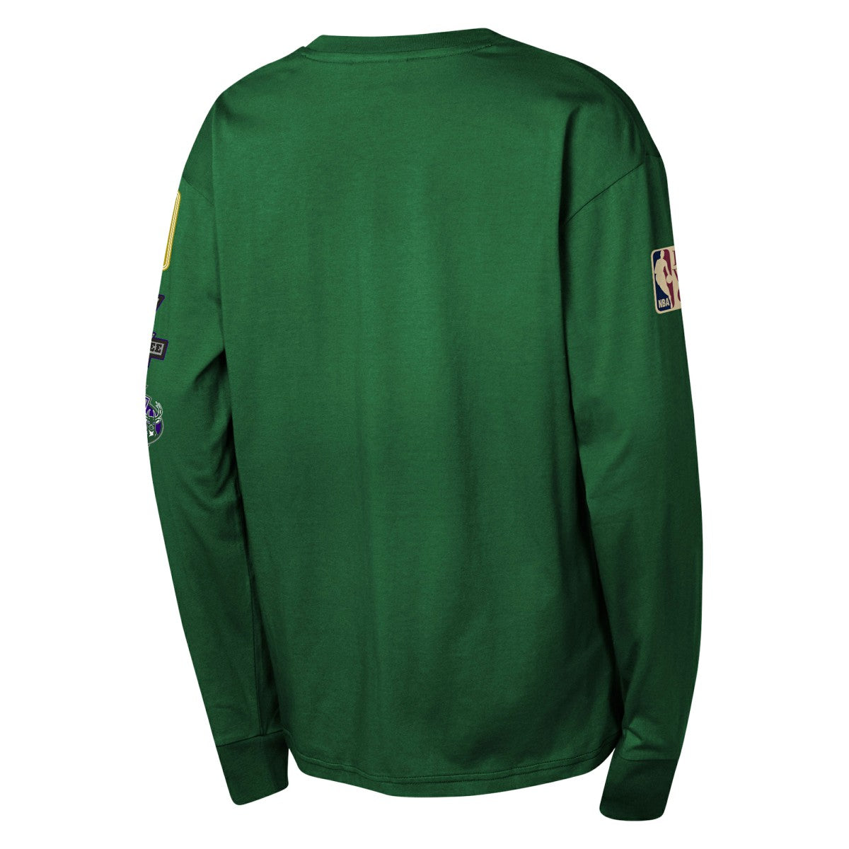 Mitchell & Ness Milwaukee Bucks Youth Hardwood Classics All Over Long Sleeve T-Shirt