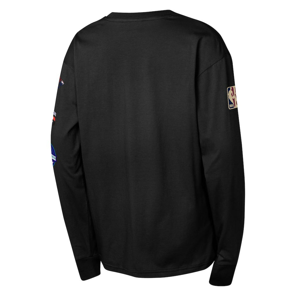 Mitchell & Ness Charlotte Hornets Youth Hardwood Classic All Over Long Sleeve T-Shirt