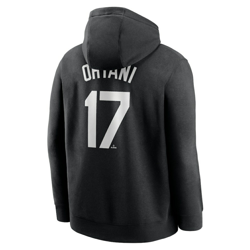 Black Shohei Ohtani Los Angeles Dodgers Nike Player Name & Number Club Fleece Pullover Hoodie