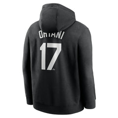 Black Shohei Ohtani Los Angeles Dodgers Nike Player Name & Number Club Fleece Pullover Hoodie