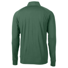 Cutter & Buck Primary Logo Adapt Eco Knit Stretch Recycled Quarter-Zip Top - New York Jets Tops