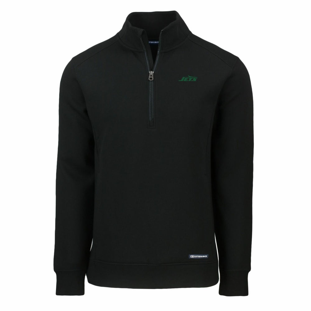 Cutter & Buck Primary Logo Roam Eco Recycled Quarter-Zip Pullover Top - New York Jets Pullover