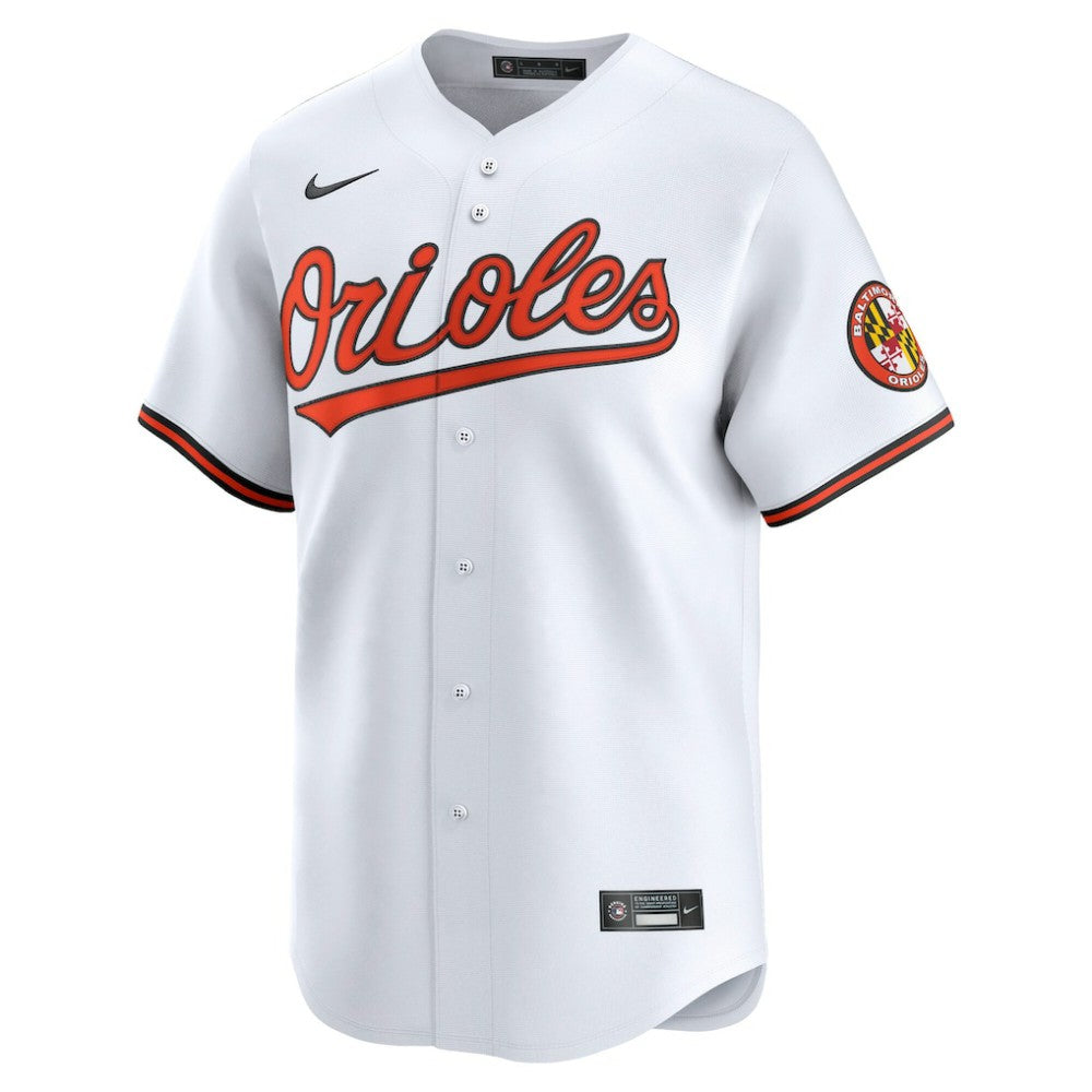 White Baltimore Orioles Nike Home Limited Jersey