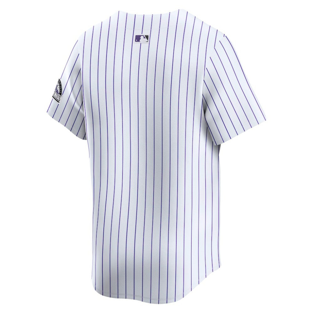 White Colorado Rockies Nike Home Limited Jersey