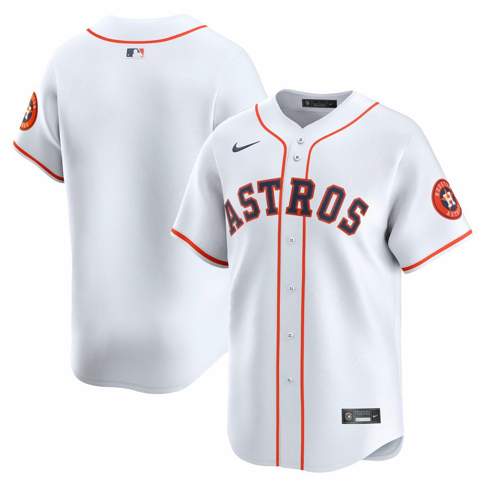 White Houston Astros Nike Home Limited Jersey