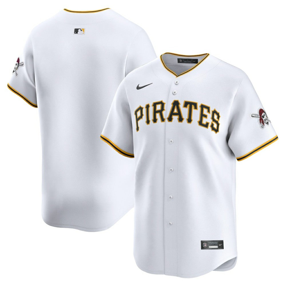 White Pittsburgh Pirates Nike Home Limited Jersey