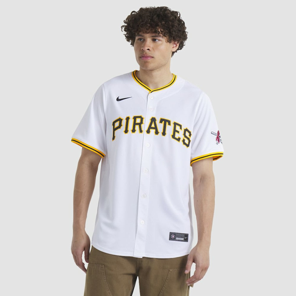 White Pittsburgh Pirates Nike Home Limited Jersey