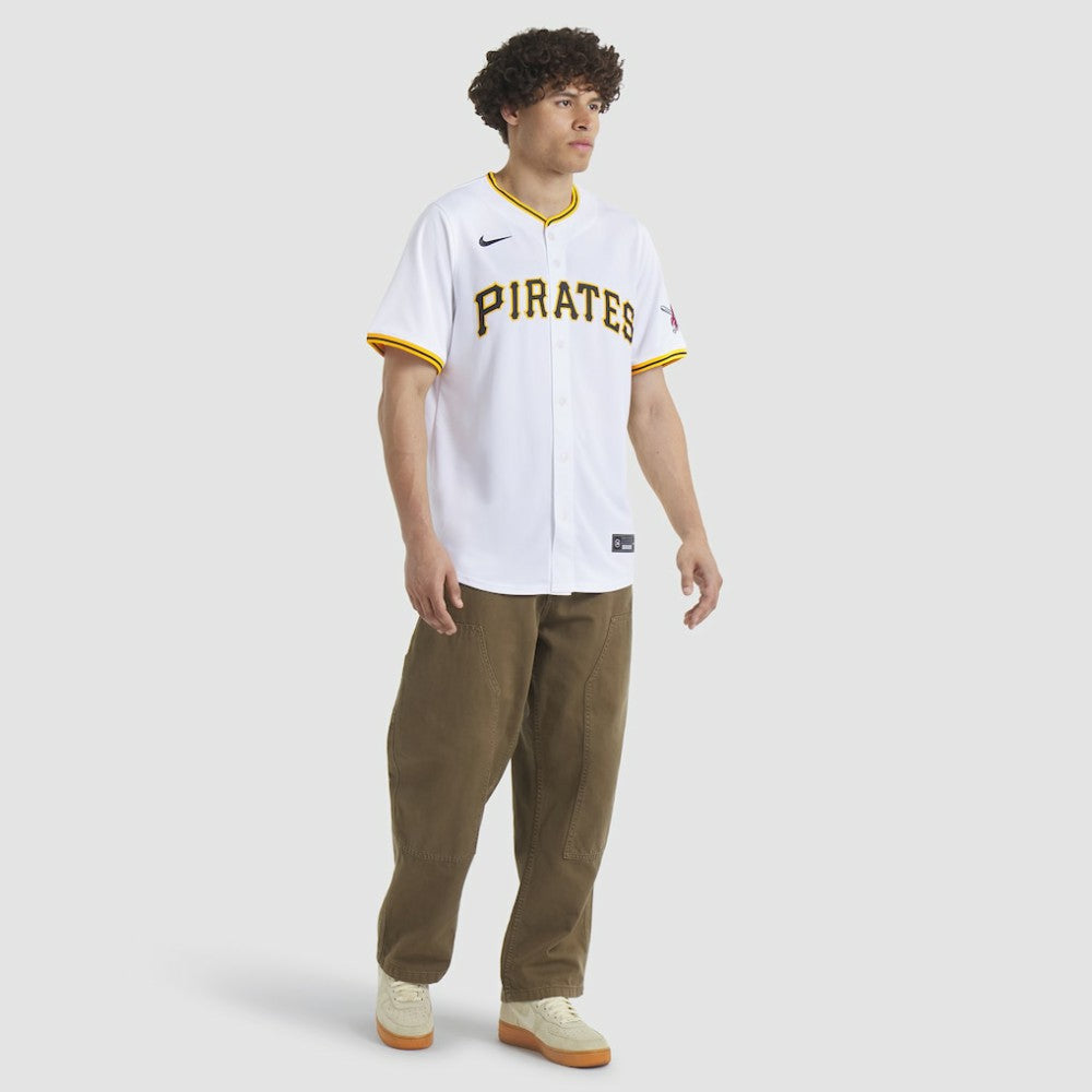 White Pittsburgh Pirates Nike Home Limited Jersey