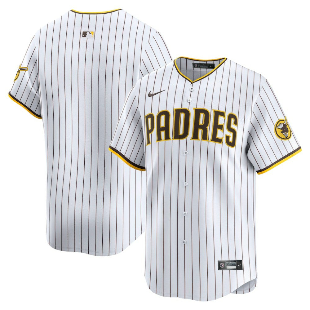 White San Diego Padres Nike Home Limited Jersey