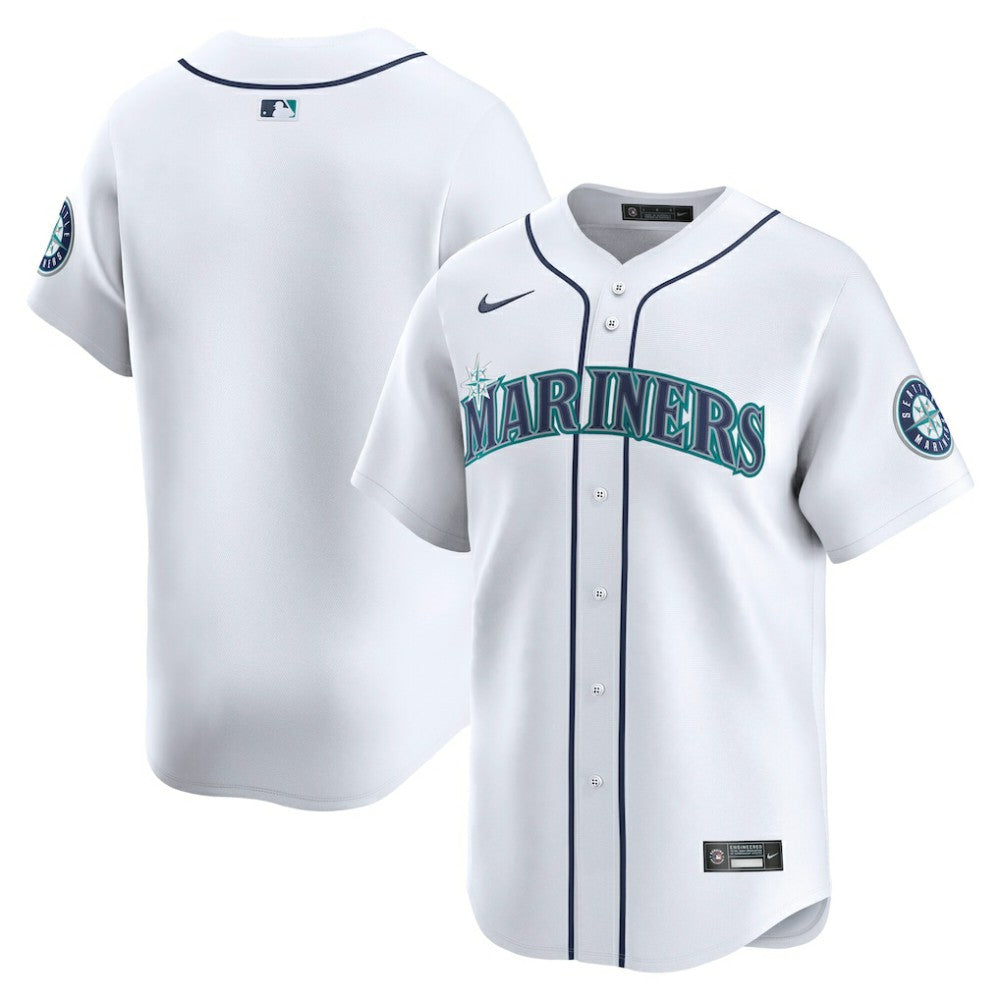 White Seattle Mariners Nike Home Limited Jersey