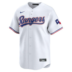 White Texas Rangers Nike Home Limited Jersey