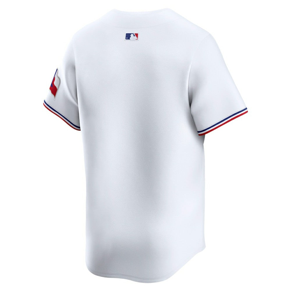 White Texas Rangers Nike Home Limited Jersey