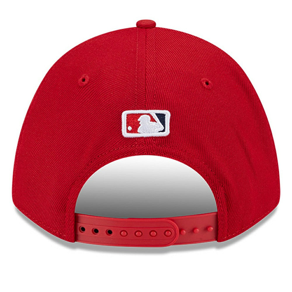 Red Los Angeles Angels New Era Player Replica 9FORTY Adjustable Hat