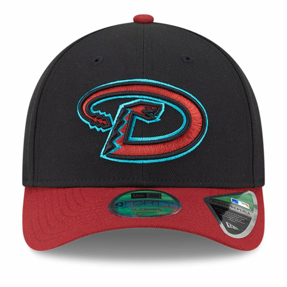 Black/Red Arizona Diamondbacks New Era Player Replica 9FORTY Adjustable Hat