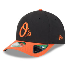 Black Baltimore Orioles New Era Player Replica 9FORTY Adjustable Hat