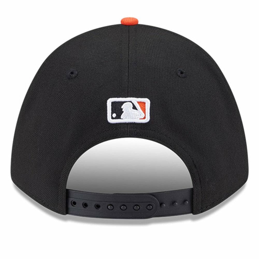 Black Baltimore Orioles New Era Player Replica 9FORTY Adjustable Hat
