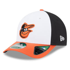 White Baltimore Orioles New Era Player Replica 9FORTY Adjustable Hat
