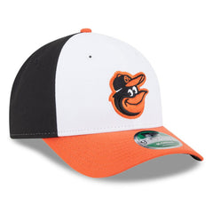 White Baltimore Orioles New Era Player Replica 9FORTY Adjustable Hat